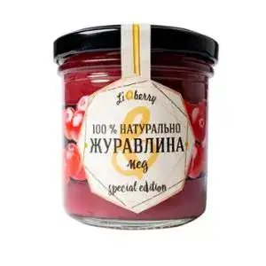 Паста LiQberry журавлинна з медом 165 г