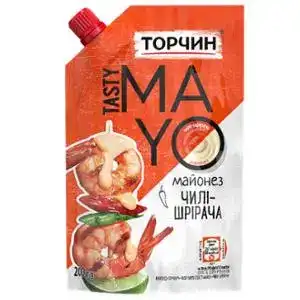 Майонез Торчин Tasty Mayo Чилі-Шрірача 200 г