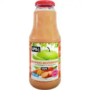 Сік Sims Juice яблуко та морква 0,33 л