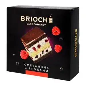 Торт Brioche Сметанник з ягодами 550 г