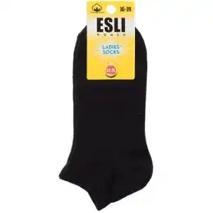 Шкарпетки жіночі ESLI бавовняні E 19С-149СПЕ, р.23-25, 000 чорний