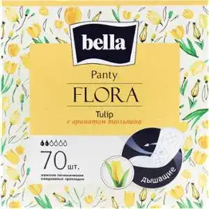 Прокладки щоденні Bella Panty Flora Tulip ароматизовані 70 шт.