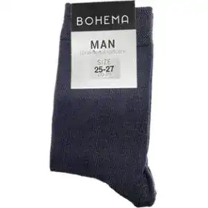 Шкарпетки чоловічі Bohema Classic високі меланж сірий р.25-27