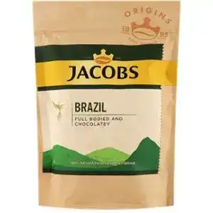 Кава Brazil Jacobs натуральна розчинна сублімована 150 г