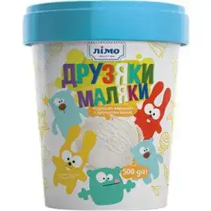 Морозиво Лімо Друзяки-Маляки вершкове з ароматом ванілі 500 г