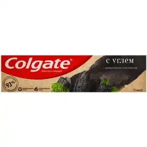 Зубна паста Colgate Naturals з вугіллям 75 мл