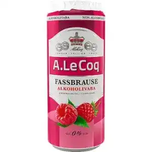 Пиво A. Le Coq Fassbrause Raspberry 0% 0.5 л