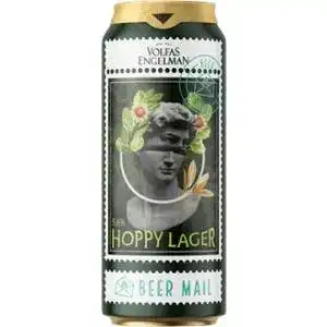 Пиво Volfas Engelman Hoppy Lager світле фільтроване 5.5% 0.5 л