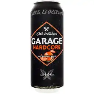 Пиво Garage Seth & Riley`s Hardcore taste Grapefruit & More 6% 0.5 л