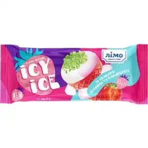 Морозиво Лімо ICY ICE зі смаками полуниці та маршмелоу 65 г