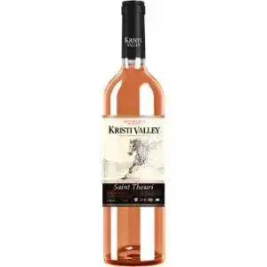 Вино Kristi Valley Saint Thouri рожеве напівсолодке 11% 0,75 л