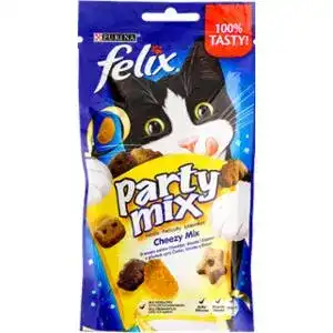 Корм сухий для котів Felix Party Mix Сирний мікс 60 г