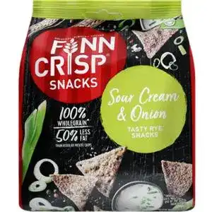 Снек Finn Crisp зі смаком цибулі та сметани 150 г