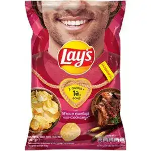Чіпси картопляні Lay's М'ясо в тандирі По-східному 120 г