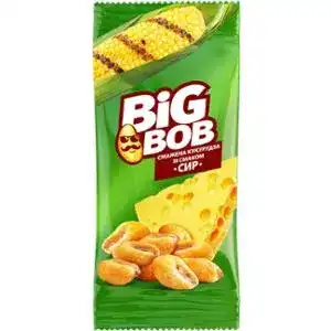 Кукурудза Big Bob смажена зі смаком Сир 60 г