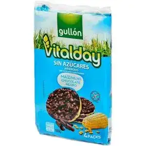 Хлібці Gullon Vitalday кукурудзяні глазуровані без цукру і глютену 100 г