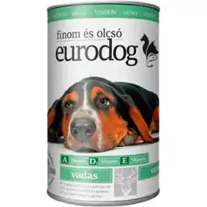 Корм для собак EuroDog Вологий з олениною 415 г