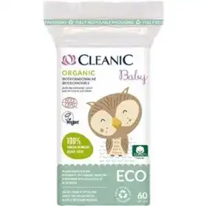Ватнi диски Cleanic Eco Baby для дітей 60 шт.