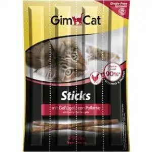 Ласощi GimCat Sticks для котiв з м`ясом птицi 20 г