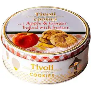 Печиво Tivoli Delicious з яблуками та імбиром 150 г
