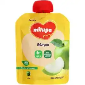 Пюре фруктове Milupa Яблуко для дітей від 6 місяців 80 г