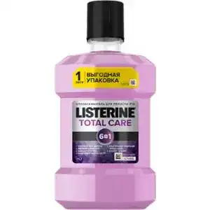 Ополіскувач Listerine Total Care 6 в 1 для ротової порожнини 1 л