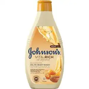 Гель для душа Johnson's Vita-Rich Oil infusion живильний з маслами мигдалю та ши 250 мл