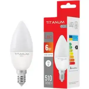 Лампа светодиодная Titanium C37 6 Вт 4100К E14