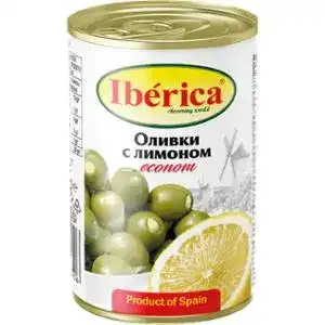 Оливки Iberica фаршировані лимоном 280 г