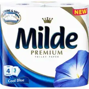 Папір туалетний Milde Cool Blue ароматизований 4 шт.