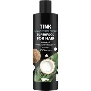 Шампунь Tink SuperFood Кокос-Пшеничні протеїни для нормального волосся 250 мл
