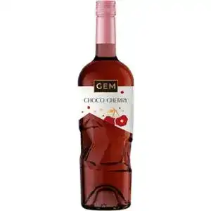 Напій винний Gem Choco Cherry червоний напівсолодкий ароматизований газований 6.9% 750 мл
