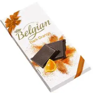 Шоколад Belgian чорний з апельсином  100 г