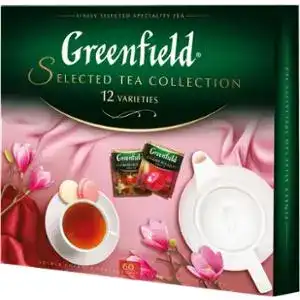 Набір чаю Greenfield Selected Tea Collection байхового 12 varietes