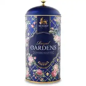 Чай Richard Royal Gardens чорний байховий листовий ароматизований 80 г
