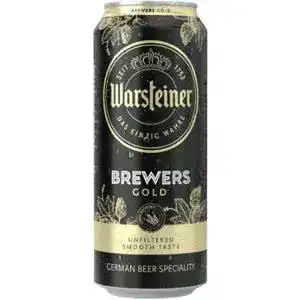 Пиво Warsteiner Brewers Gold напівтемне пастеризоване 5.2% 0.5 л
