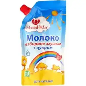 Молоко незбиране згущене MamaMilla з цукром 8.5% 300 г