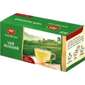 Чай Золотий Слон зелений 25х1.3 г