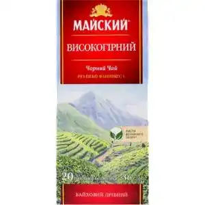 Чай Майський високогірний чорний 1.8 г х 20 шт.