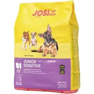 Корм Josera JosiDog Junior Sensitive для собак сухий 900 г