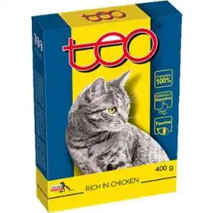 Сухий корм TEO для котів зі смаком птиці 400 г