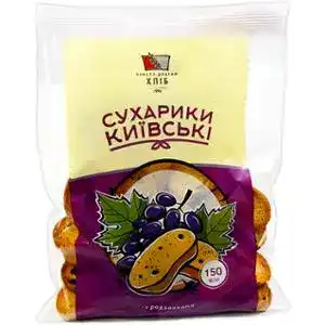 Сухарики Добра грінка Київські хлібобулочні здобні 150 г