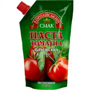 Паста томатна Королівський Смак 25% 270 г