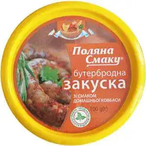 Закуска Поляна Смаку со вкусом домашней колбасы 100 г