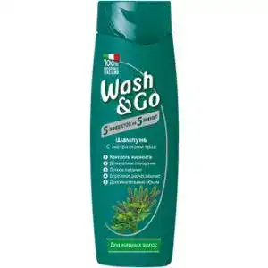 Шампунь Wash&Go з екстрактами трав для жирного волосся 400 мл