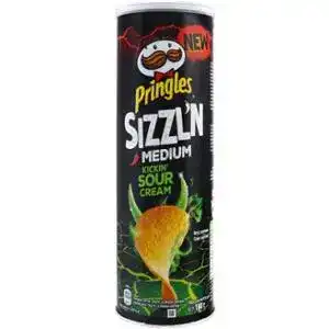 Чіпси Pringles зі смаком Sizzl'n Сметана 160 г