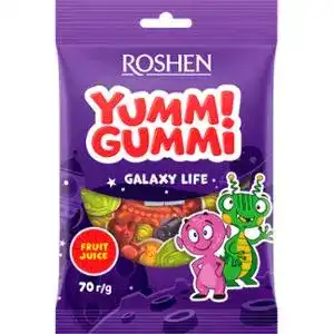 Конфеты Roshen Yummi Gummi Galaxy Life 70 г
