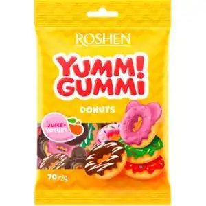 Конфеты Roshen Yummi Gummi Donuts 70 г