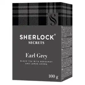 Чай Sherlock Secrets Earl Grey чорний байховий 100 г