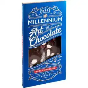 Шоколад Millennium Craft Series чорний з мигдалем та журавлиною 100 г